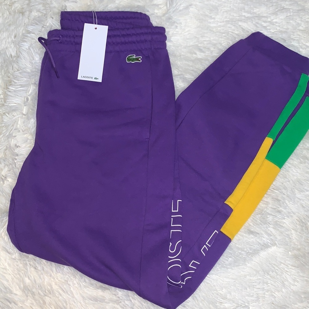 NWT Lacoste MEN’s SPORT fleece TENNIS sweatpant ✔️